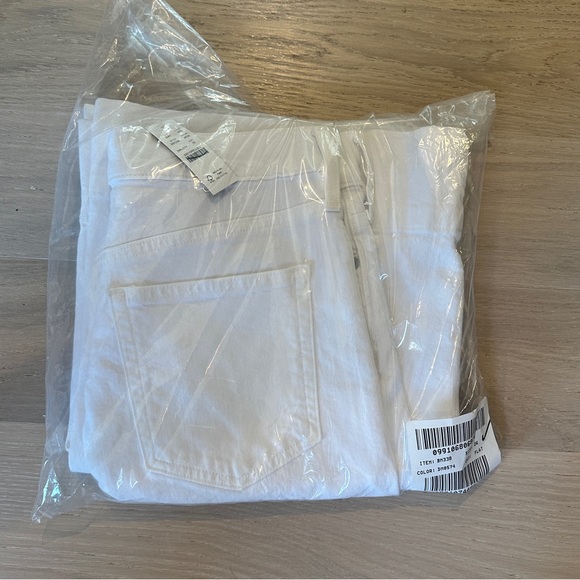 J. Crew Wide-leg denim trouser in white size 26 - Picture 8 of 11